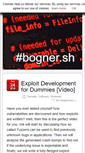 Mobile Screenshot of bogner.sh