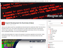 Tablet Screenshot of bogner.sh